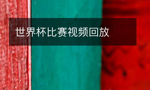 世界杯比賽視頻回放