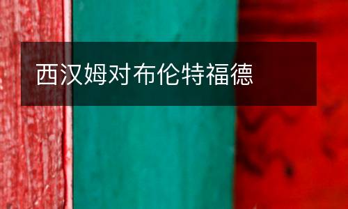 西漢姆對布倫特福德