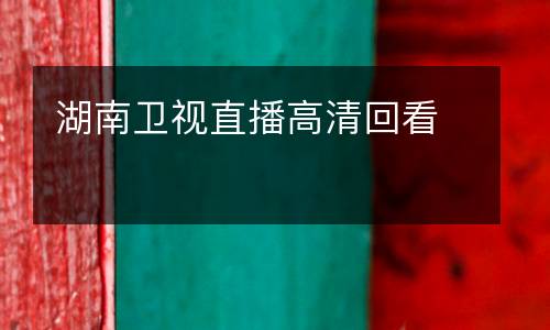 湖南衛視直播高清回看
